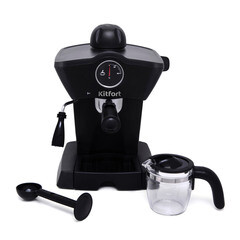 Кофеварка рожковая Kitfort КТ-706 черная - фото 2