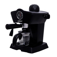 Кофеварка рожковая Kitfort КТ-706 черная - фото 1