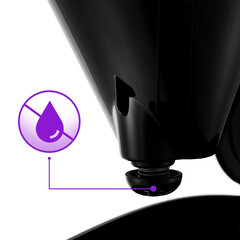 Кофеварка капельная Kitfort КТ-728 черная/серебро - фото 5