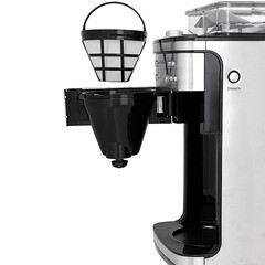 Кофеварка капельная Kitfort КТ-705 черная/серебро - фото 3