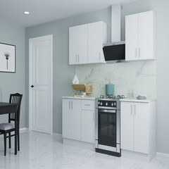 Изображение товара Кухонный гарнитур Твэгги белый 1600х520х2105 мм