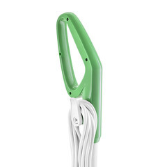 Швабра паровая Kitfort КТ-1004-2 белая/зеленая - фото 2