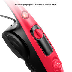 Швабра паровая Kitfort КТ-1017-1 черно-малиновая - фото 6