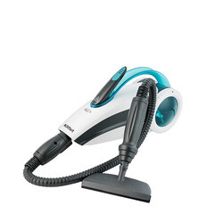 Швабра паровая Kitfort КТ-1003 белая/голубая - фото 1