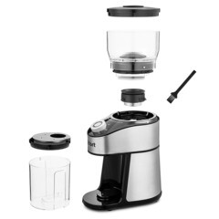 Кофемолка электрическая Kitfort КТ-744 серебро/черная - фото 2