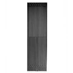 Радиатор стальной Jaga Iguana Aplano 50 мм 1 секция 1/2 нижнее подключение 1800х410 мм черный - фото 2