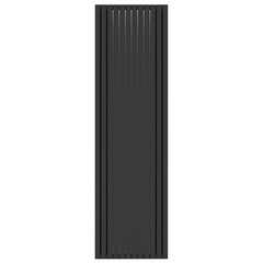 Радиатор стальной Jaga Tetra Wall 50 мм 1 секция 1/2 нижнее подключение 1800х410 мм черный - фото 2