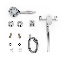 Смеситель для ванны Tokito Semboku хром однорычажный с длинным изливом с лейкой (TOK-SEM-1015) - фото 12