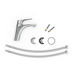 Смеситель для раковины Tokito Takase однорычажный хром (TOK-TAK-1011) - фото 2