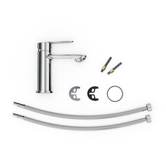 Смеситель для раковины Tokito Kanda однорычажный хром (TOK-KAN-1011) - фото 13