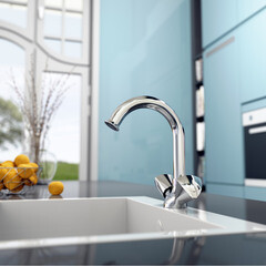 Смеситель для раковины Tokito Edo хром двухвентильный с поворотным изливом (TOK-EDO-1011) - фото 2