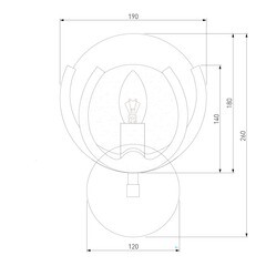 Бра Bogate's Galicia E14 60 Вт 230 В белое IP20 (354/1) - фото 3