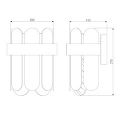 Бра Bogate's Conte E14 60 Вт 230 В хром IP20 (333/1) - фото 3