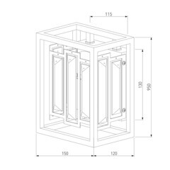 Бра Bogate's Cella E14 60 Вт 230 В хром IP20 (312/1) - фото 2