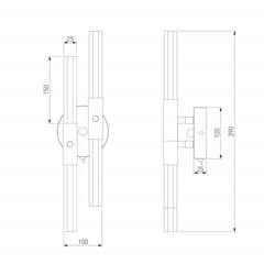 Бра Bogate's Sole G4 12 Вт 230 В хром IP20 (558/4) - фото 3