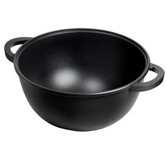 Казан Горница Классик 10 л алюминий с антипригарным покрытием с крышкой (кн4322а) - фото 2