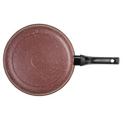 Сковорода-гриль Горница Шоколад d26 см алюминий с антипригарным покрытием (056730) - фото 3