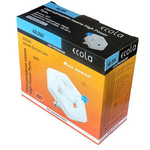 Лампа светодиодная Ecola E27 6000К 48 Вт 3840 Лм 220 В руль матовая ...