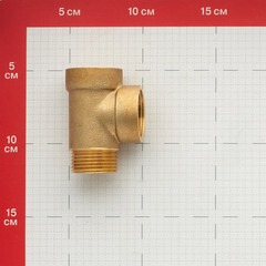 Соединитель для насоса Джилекс R3V 1 ВР(г) х 1 ВР(г) х 1 HP(ш) трехходовой (2601) - фото 2