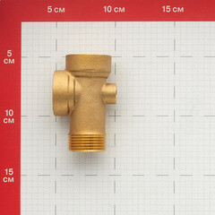Соединитель для насоса Джилекс 1 ВР(г) х 1 НР(ш) х 1 ВР(г) х 1/4 ВР(г) четырехходовой (М2933) - фото 2