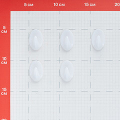 Крючок для ванной Kleber Strong одинарный самоклеящийся пластик белый (5 шт.) (KLE-SG005/9677) - фото 2