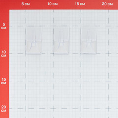 Крючок для ванной Kleber Strong одинарный самоклеящийся пластик прозрачный (3 шт.) (KLE-SG006/9684) - фото 2
