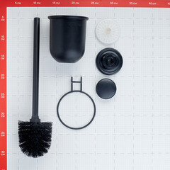Ершик для унитаза Fora Grafit подвесной пластик/металл черный (FOR-GRA020/7021) - фото 3