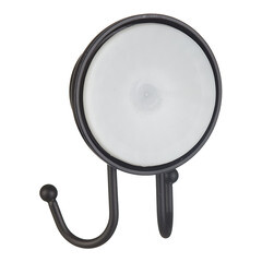 Крючок для ванной Fora Grafit двойной на присоске металл черный (FOR-GRA053/7052) - фото 2