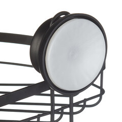 Полка для ванной Fora Grafit угловая 220х220х140 мм металл черная (FOR-GRA035/7076) - фото 2