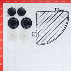 Полка для ванной Fora Grafit угловая 220х220х140 мм металл черная (FOR-GRA035/7076) - фото 3