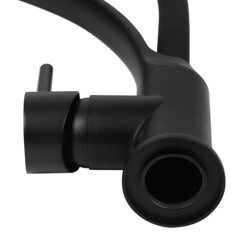 Смеситель для кухни Lemark Soul черный с гибким изливом однорычажный (LM6007BL) - фото 4