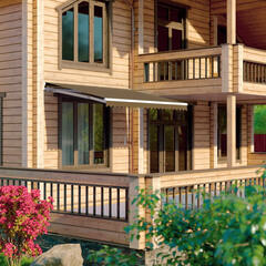 Выдвижной навес маркиза 3х2 м Sunset Boutique Pergamon коричневый - фото 2