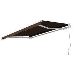 Выдвижной навес маркиза 3х2 м Sunset Boutique Pergamon коричневый - фото 1