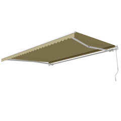 Выдвижной навес маркиза 4х3 м Sunset Boutique Belvedere темно-бежевый - фото 1
