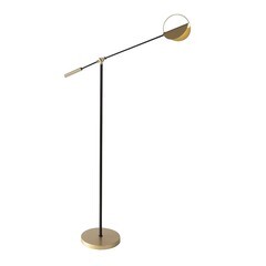 Торшер Eurosvet G9 9 Вт черный/золото IP20 (01143/1) - фото 1