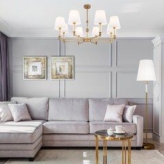 Торшер Eurosvet E27 40 Вт латунь IP20 (01146/1) - фото 2