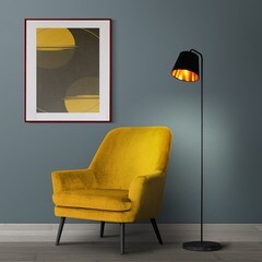 Торшер Eurosvet E27 40 Вт черный IP20 (01135/1) - фото 4