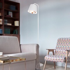 Торшер Eurosvet E27 40 Вт белый IP20 (01135/1) - фото 5