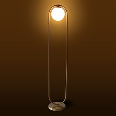 Торшер Eurosvet E27 60 Вт золото IP20 (01139/1) - фото 5