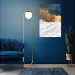 Торшер Eurosvet E27 60 Вт золото IP20 (01139/1) - фото 4