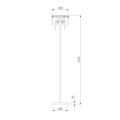 Торшер Eurosvet E14 180 Вт золото IP20 (01137/3) - фото 2