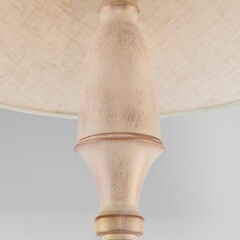 Торшер Eurosvet E27 40 Вт белый/золото IP20 (01081/1) - фото 2