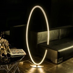 Торшер светодиодный Eurosvet 65 Вт никель 4200К IP20 (80415/1) - фото 5