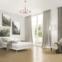 Торшер Eurosvet E27 60 Вт золото IP20 (01072/1) - фото 2