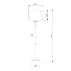 Торшер Eurosvet E14 40 Вт черный IP20 (01008/1) - фото 4