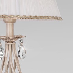 Торшер Eurosvet E27 60 Вт белый/золото IP20 (10073/1) - фото 7