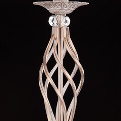 Торшер Eurosvet E14 40 Вт белый/золото IP20 (01003/1) - фото 8