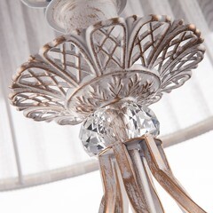 Торшер Eurosvet E14 40 Вт белый/золото IP20 (01003/1) - фото 7