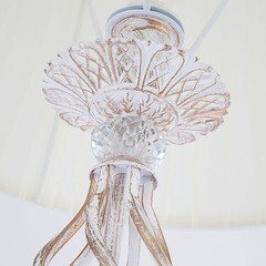 Торшер Eurosvet E14 40 Вт белый/золото IP20 (01003/1) - фото 4