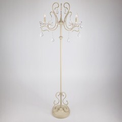 Торшер Eurosvet E14 120 Вт белый/золото IP20 (12205/3F) - фото 10